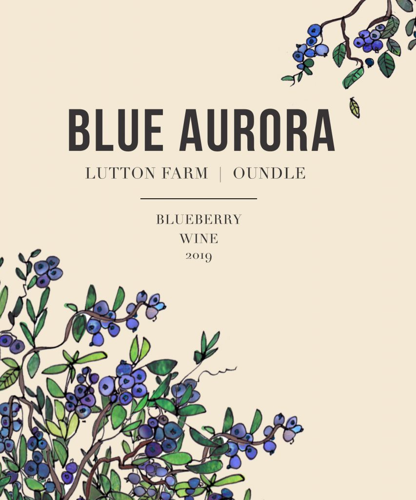 Blue Aurora label